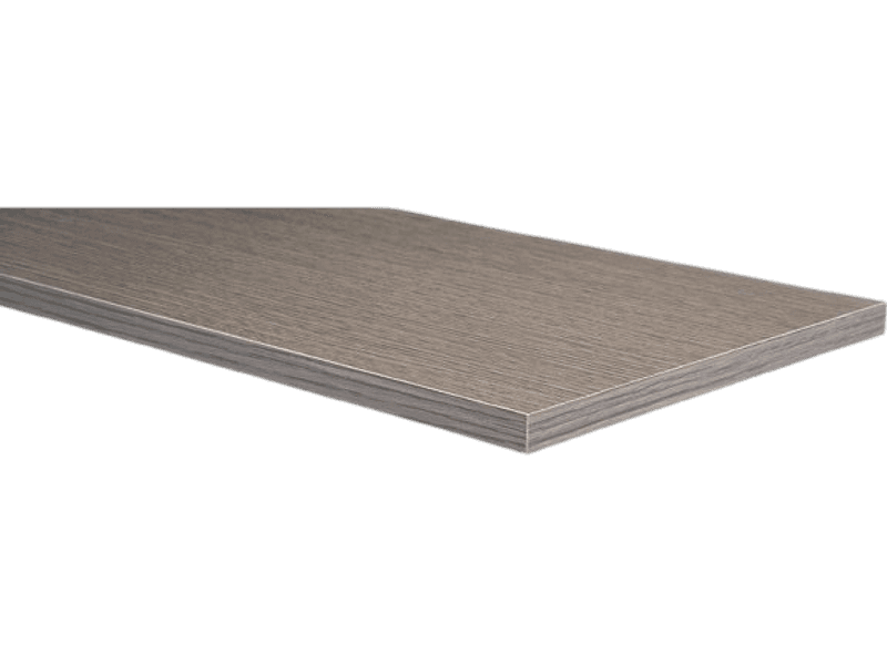 Mensola in Truciolare 60 X 30 X 1,8 Rovere Ecopan Grigio 5 Pezzi - 2