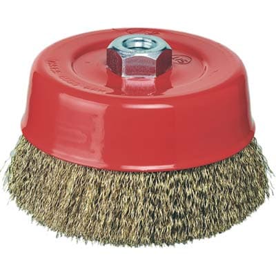 Spazzola Acciaio a Tazza con Filetto PG 485.30 mm .M14 60 F 2 Pezzi - 2