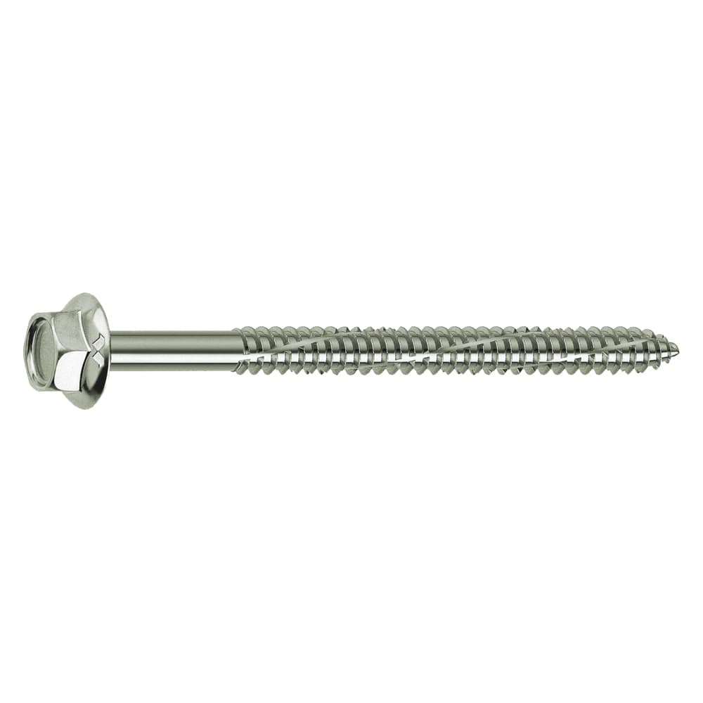 Tirafondo Autofilettante per Mustad 592 Ferro 100 Pezzi 6,3 x 100 mm - 2