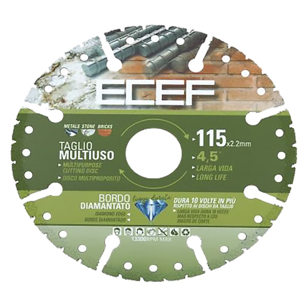 Disco Diamantato Ecef Multiusi Ø 115 x 2,2 mm - 2