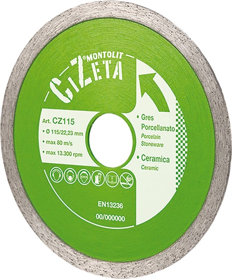 Disco Diamantato Montolit Ø 115 X 1,4 in Gres - 2