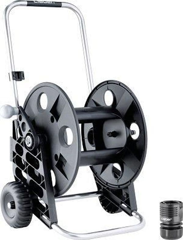 Avvolgitubo Irrigaz Carrellato Genius 60 Claber ABS Alluminio Ruote Plt - 2