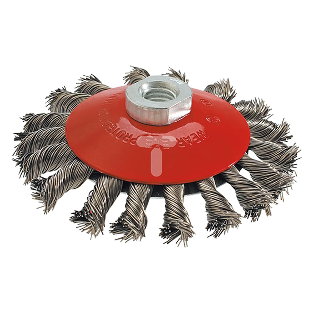 Spazzola Circolare Conica Foro m 14 Graphite Ø 100 mm - 2