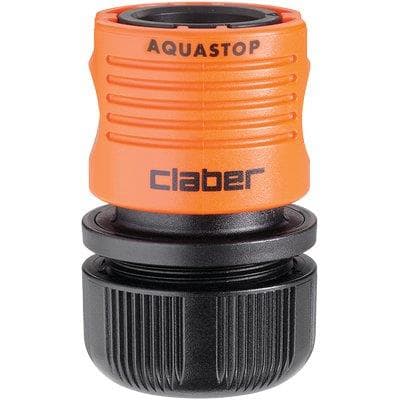 Raccordo Rapido Stringitubo con Stop Claber 2 Pezzi 6600049 - 2