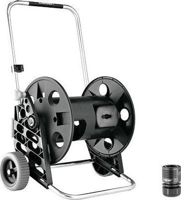 Avvolgitubo Irrigaz Carrellato Genius 100 Claber ABS Alluminio Ruote Plt