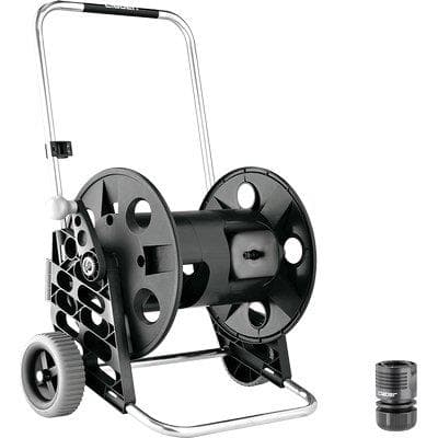 Avvolgitubo Irrigaz Carrellato Genius 100 Claber ABS Alluminio Ruote Plt - 2