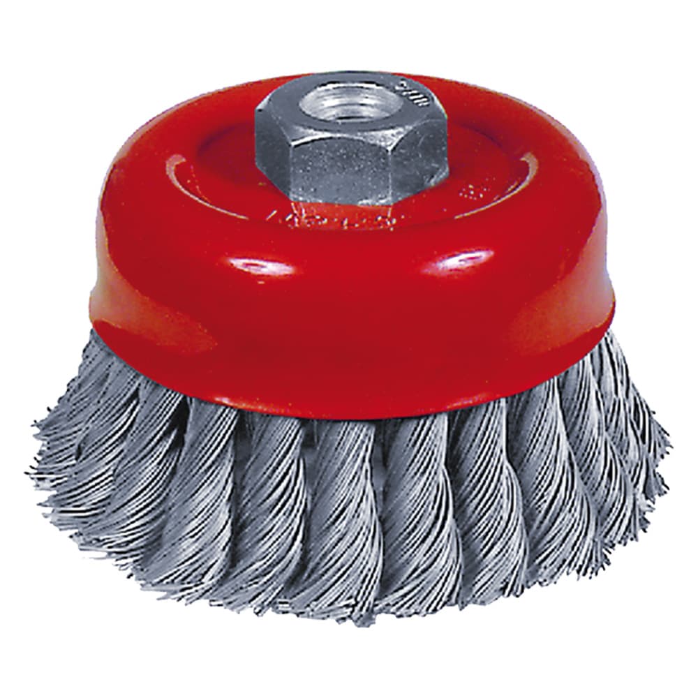 Spazzola a Tazza per Smerigliatrice Filo Sit 0,50 mm Ø 100 mm - 2
