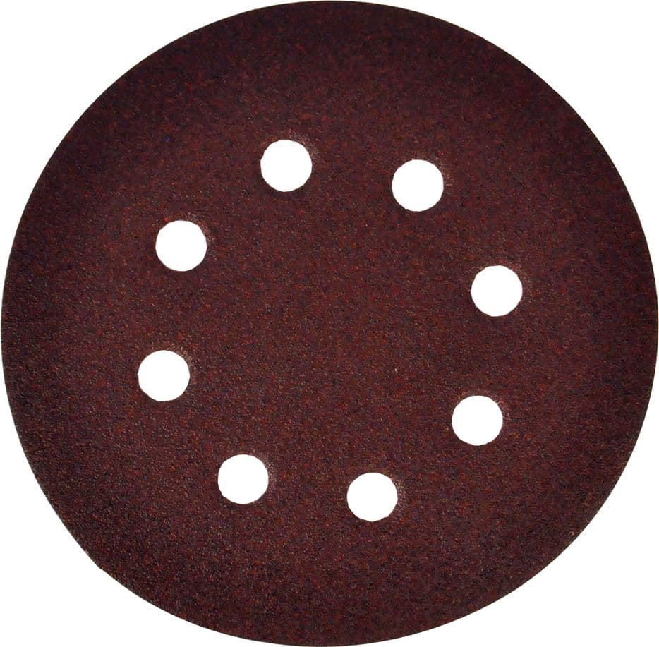Disco Flexovit P64e in Carta Velcrato 8 Fori Grana 40 50 Pezzi Ø 125 mm X 0 - 2