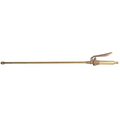 Lancia con Rubinetto a Leva per Pompa Rame Ottone 10 mm 50 cm 6 Pezzi - 2