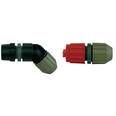 Getto Diserbo Ventaglio Rosa Gdm Plastica Dritto con Curvo 2 Confezioni - 2