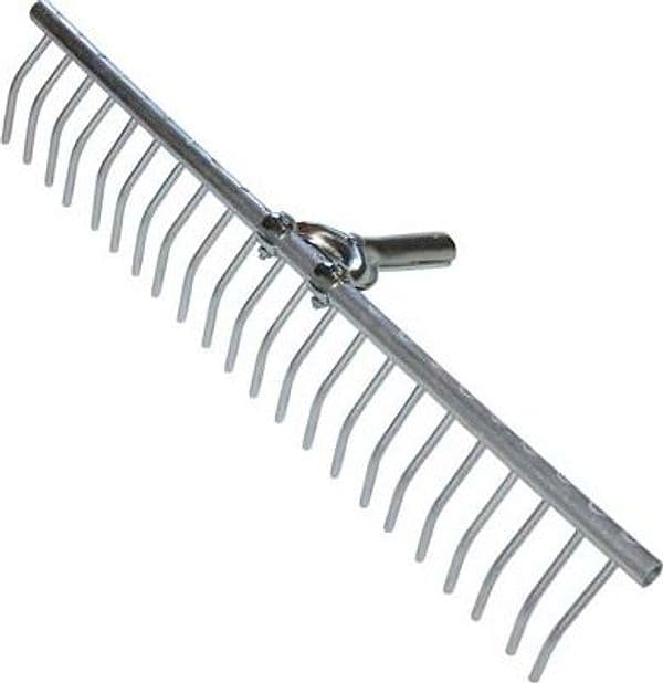 Rastrellone Alluminio Fieno Stars Denti 22 cm 68 O.conico Mm 26 - 2