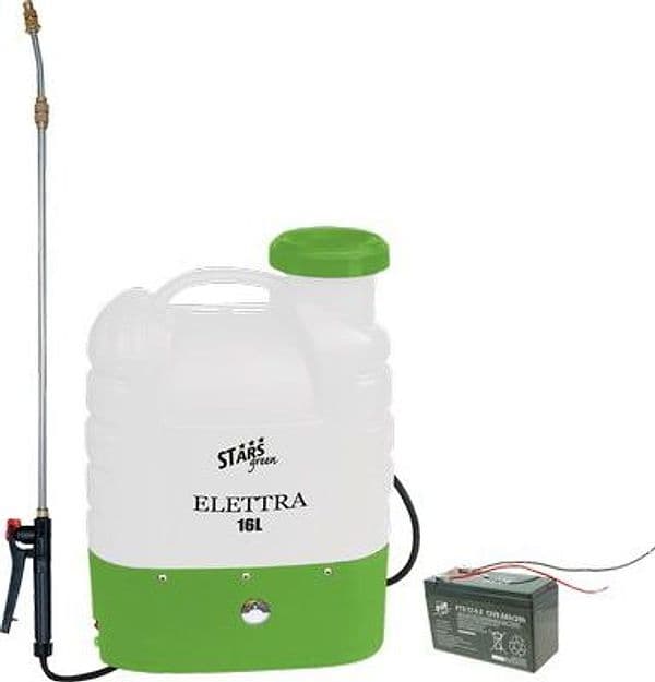 Pompa a Spalla Batteria Elettra 16 Stars 1XPB Acido Ah 9 16 L 12 V - 2