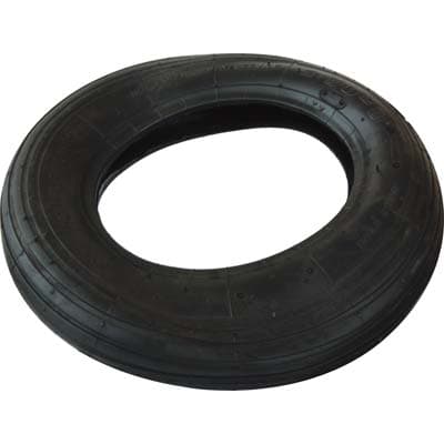Pneumatico per Ruota Carriola 4.00X8 Gomma Nera con Pfu - 2