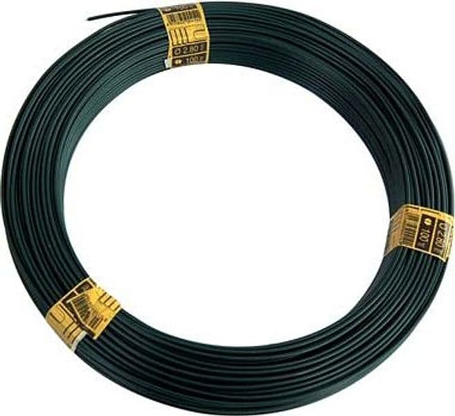 Filo Plasticato Tensione Cavatorta Rotolo L.100 m N° 18 5 Pezzi - 2