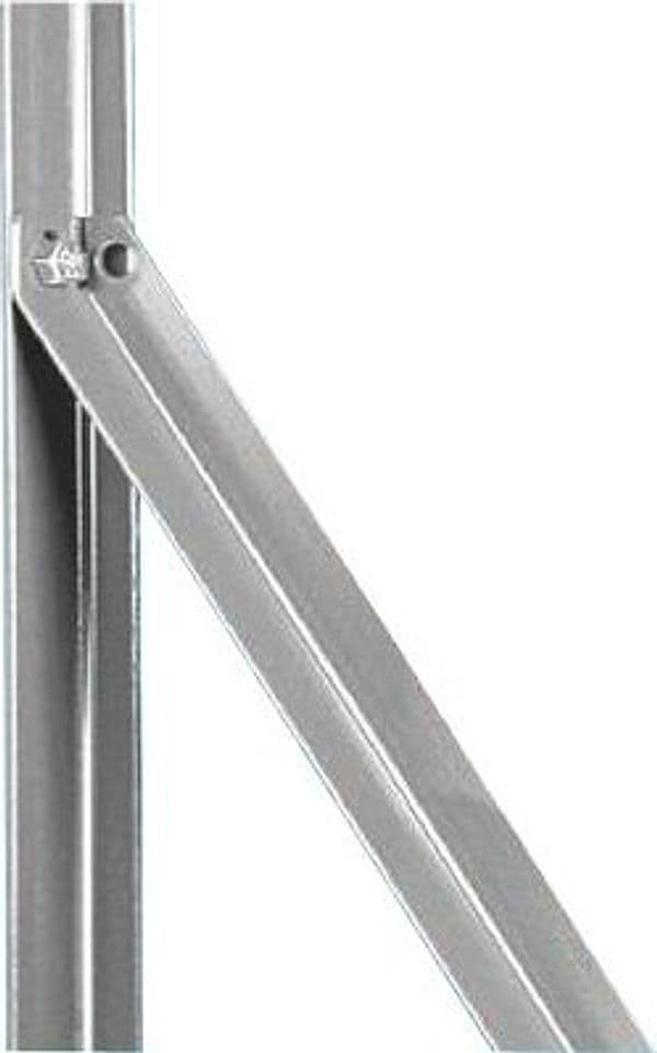 Saetta Recinzione Zincata Sezione H 25 x 25 x 3,1 mm 150 cm 10 Pezzi - 2