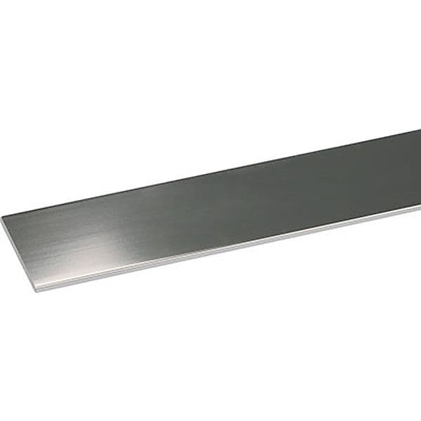 Profilo Piatto Arcansas Allum Argento Lux S. H 2 mm 30 mm 200 cm 5 Pezzi - 2