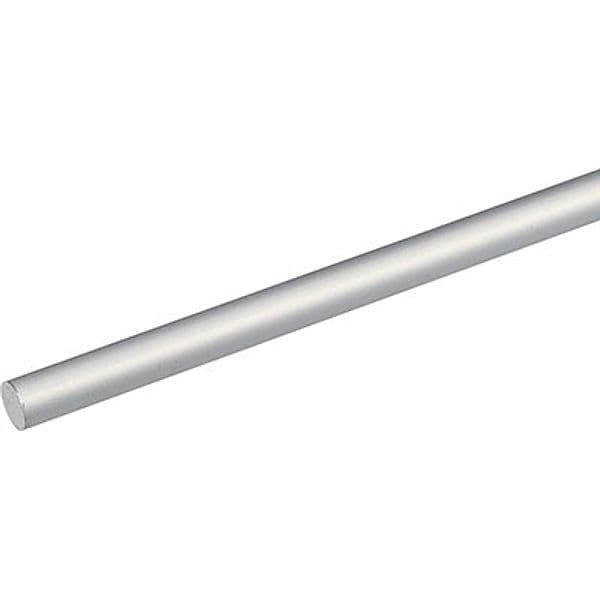 Profilo Tubo Pieno Arcansas Allum Argento H 8 mm 100 cm 5 Pezzi - 2