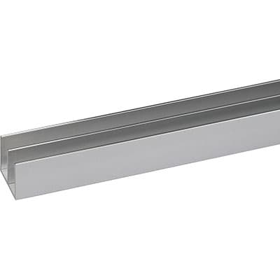 Profilo Canalina Doppia Arcansas 20 x 18 mm 1,0 mm 100 cm 5 Pezzi - 2