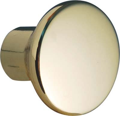Pomolo Zama Sfera Piana 2401 Metalstyle Ottone Lucido 24 x 24 mm 10 Pezzi - 2