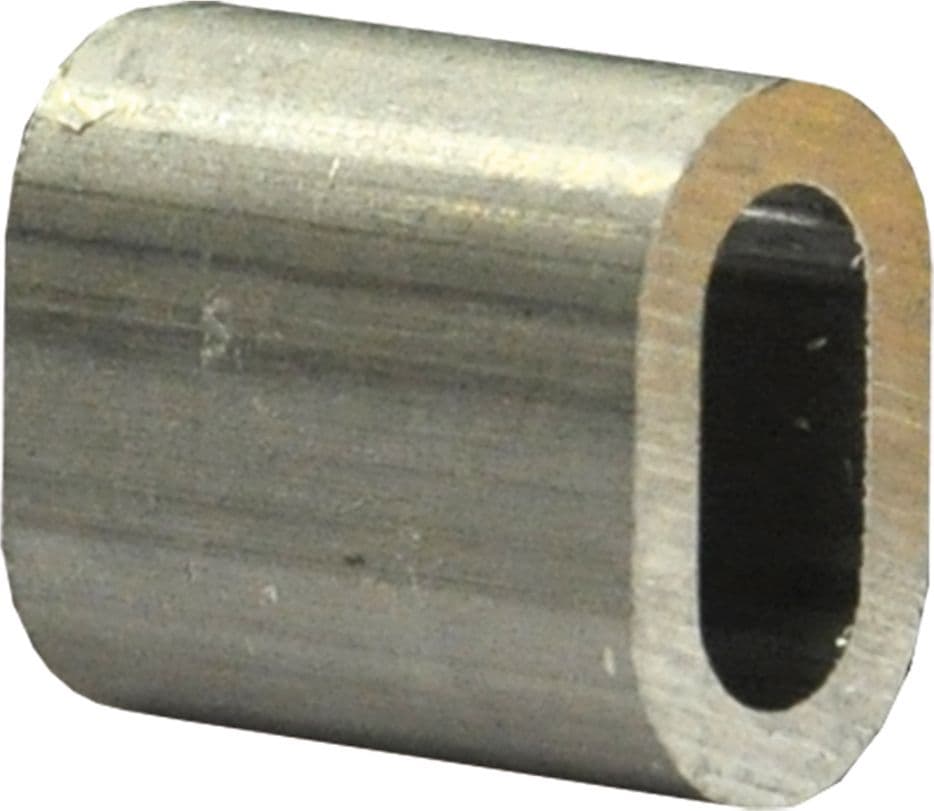 Morsetto per Filo Nylon 100 Pezzi in Alluminio 4,0 mm - 2
