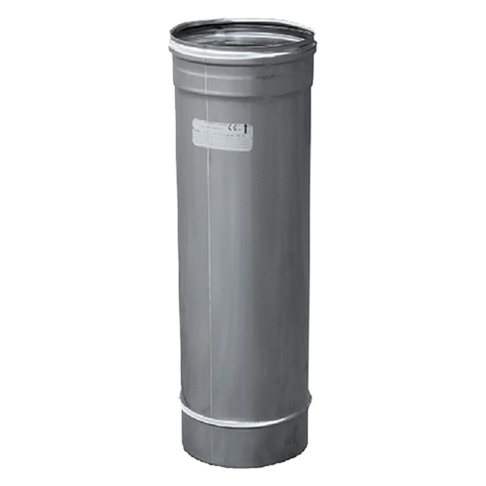 Tubo per Canna Fumaria Ø Kasart 2 Pezzi in Acciaio Inox 20 cm 0,5 Mt