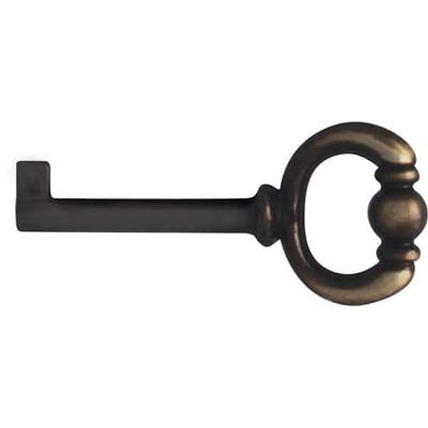 Chiave Mobili H 1220 Zama Bronzo Sfumato 74 mm 10 Pezzi - 2