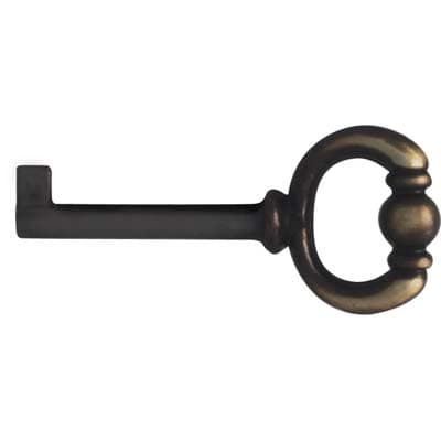 Chiave Mobili H 1220 Zama Bronzo Sfumato 74 mm 10 Pezzi - 2