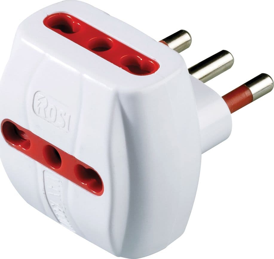 Adattatore Triplo con Protezione Sovraccarico 78041 T Rosi