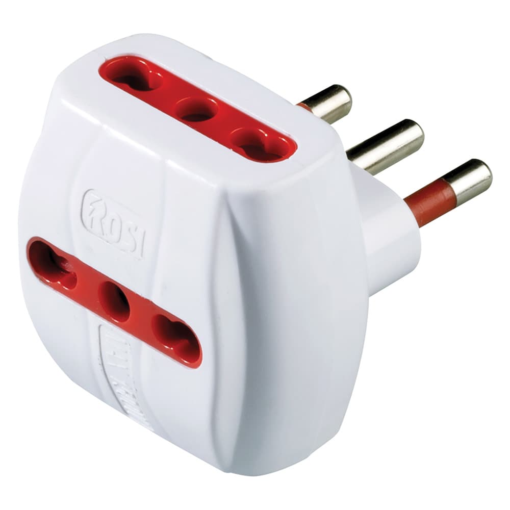 Adattatore Triplo con Protezione Sovraccarico 78041 T Rosi - 2