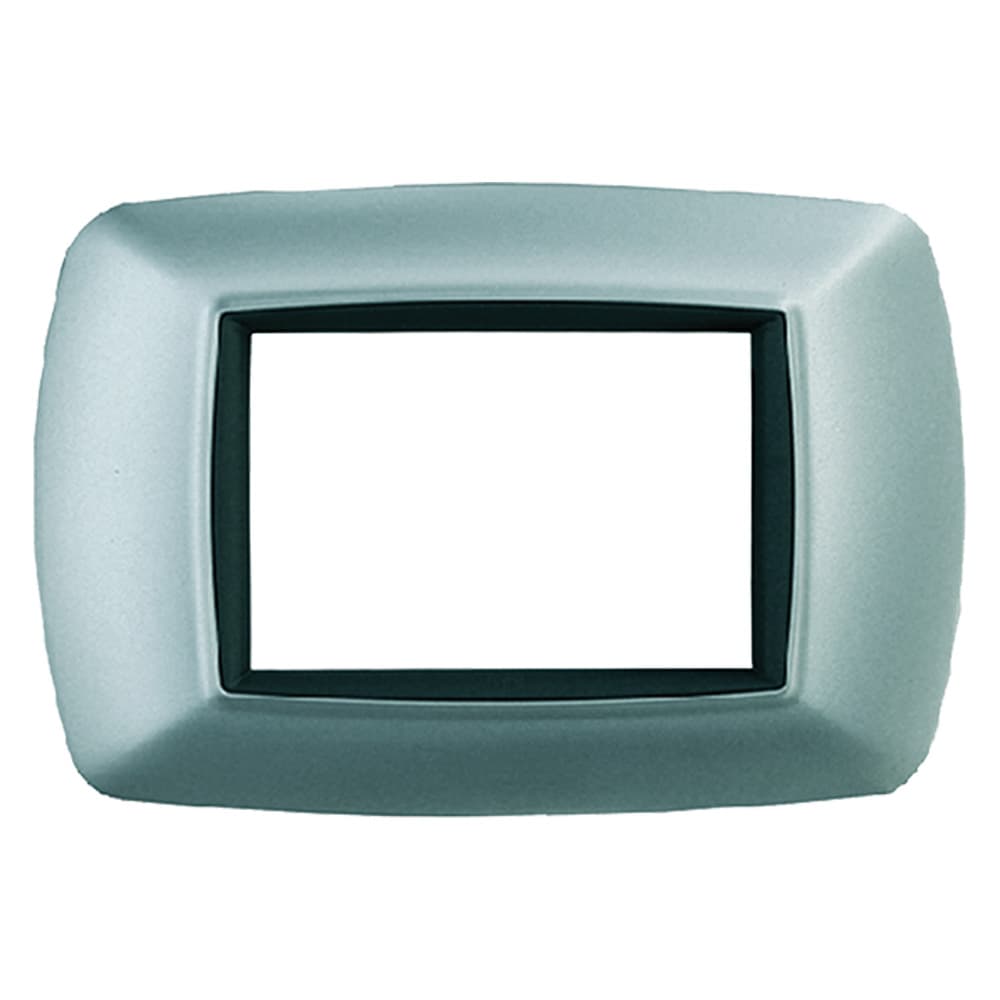 Placca Col. Feb Life Alluminio Chiaro 3 Posti 2983 AC - 2