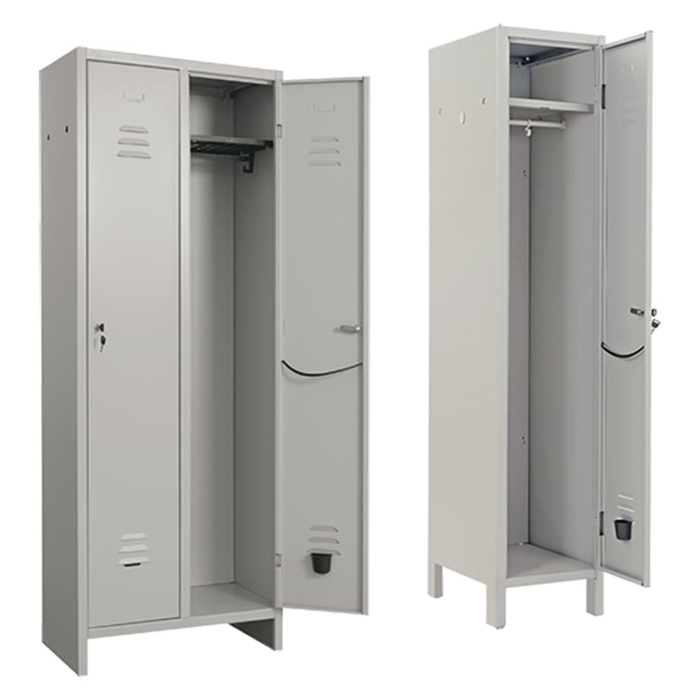 Armadio Spogliatoio 2 Posti cm L.69 x P.34 x H.180 Prometal Pratiko - 2