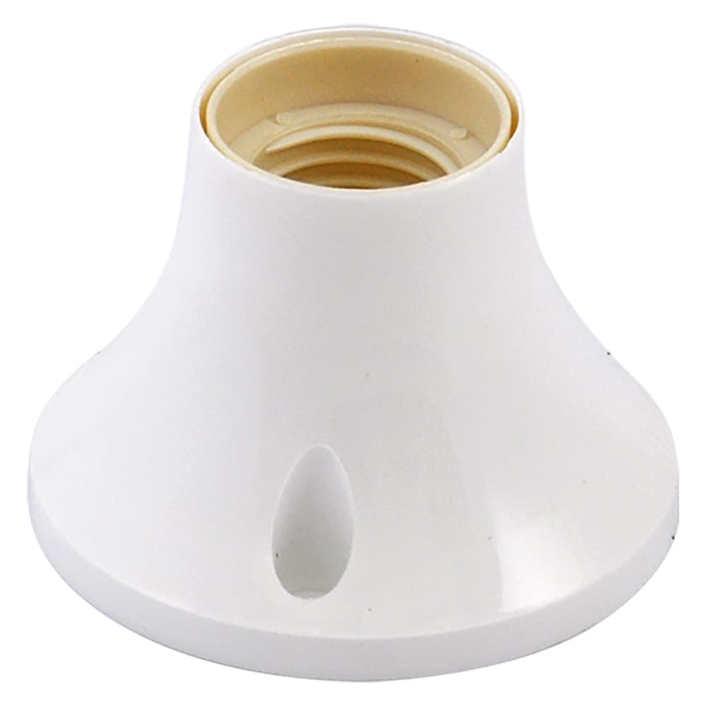Base Diritta per Punto Luce Max. 60W Colore Bianco - 2