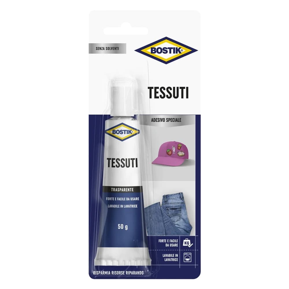 Adesivo Bostik Tessuti 6 Blister in PVC 50 Gr