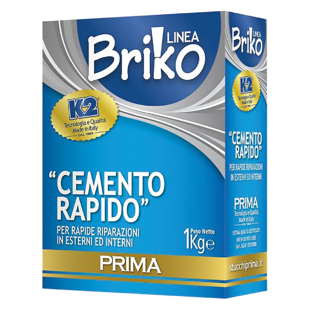 Cemento Rapido in Polvere Scatola K2 Briko K2 12 Pezzi 1 kg - 2