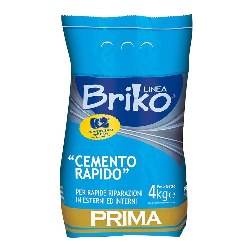 Cemento Rapido in Polvere Sacchetta K2 Briko K2 4 Pezzi 4 kg
