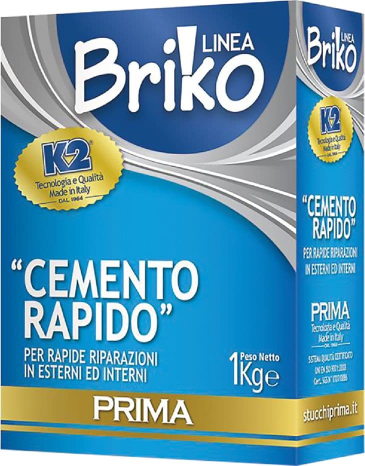 Cemento Rapido in Polvere Sacchetta K2 Briko K2 4 Pezzi 4 kg - 2