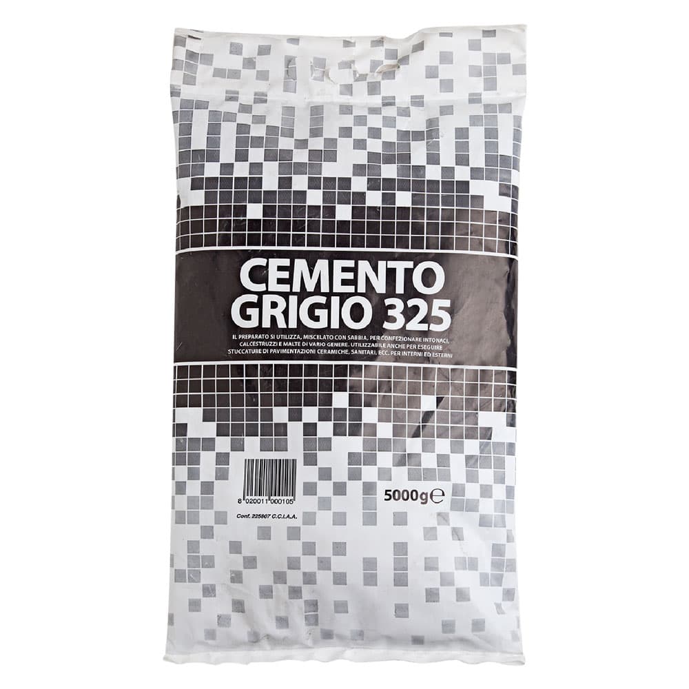 Cemento Grigio in Polvere in Busta 4 Pezzi 5 kg – Autres