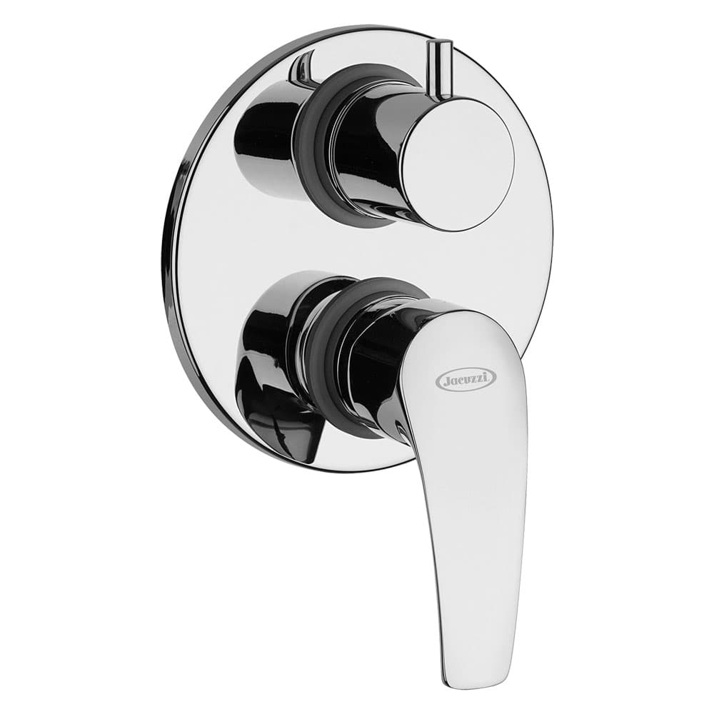 Monocomando Incasso Doccia Jacuzzi Lucente Cromato - 2