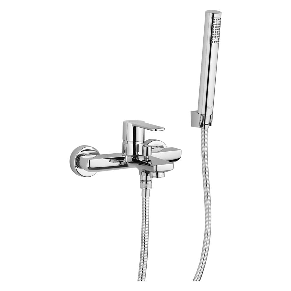 Monocomando Esterno Vasca Jacuzzi Eolo Cromato - 2