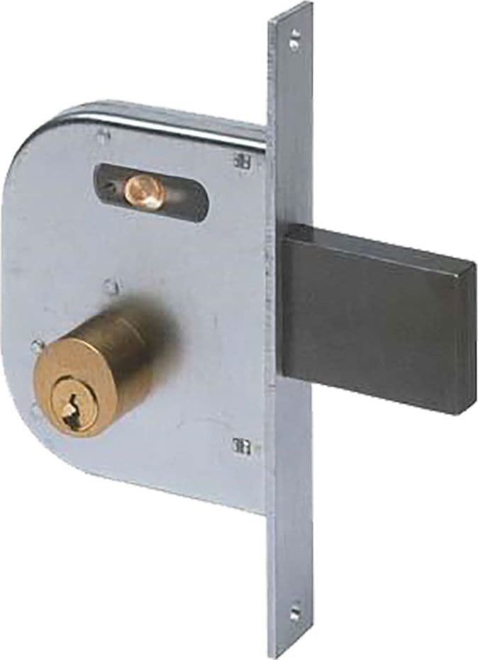 Serratura da Infilare per Cisa Ferro Art 42030 E50 1 Mandata 2 Pezzi