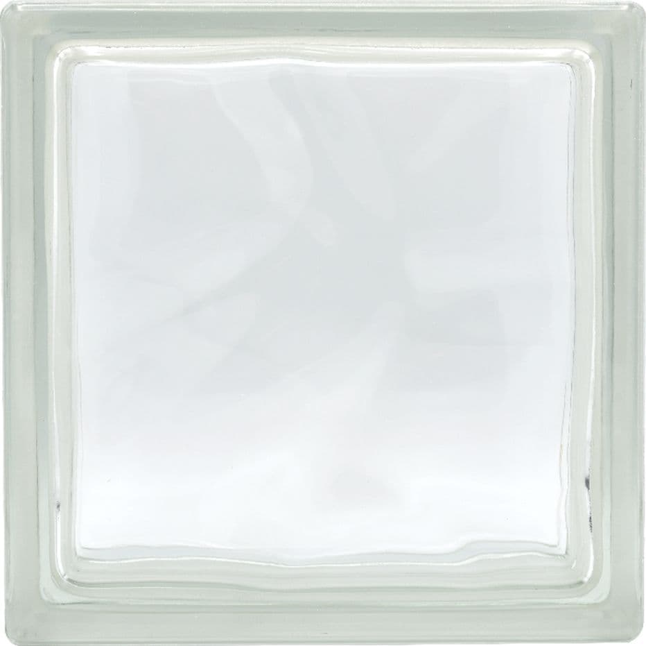 Mattone in Vetrocamera Ondulato Rosso 6 Pezzi 19 x 19 x 8 cm - 2