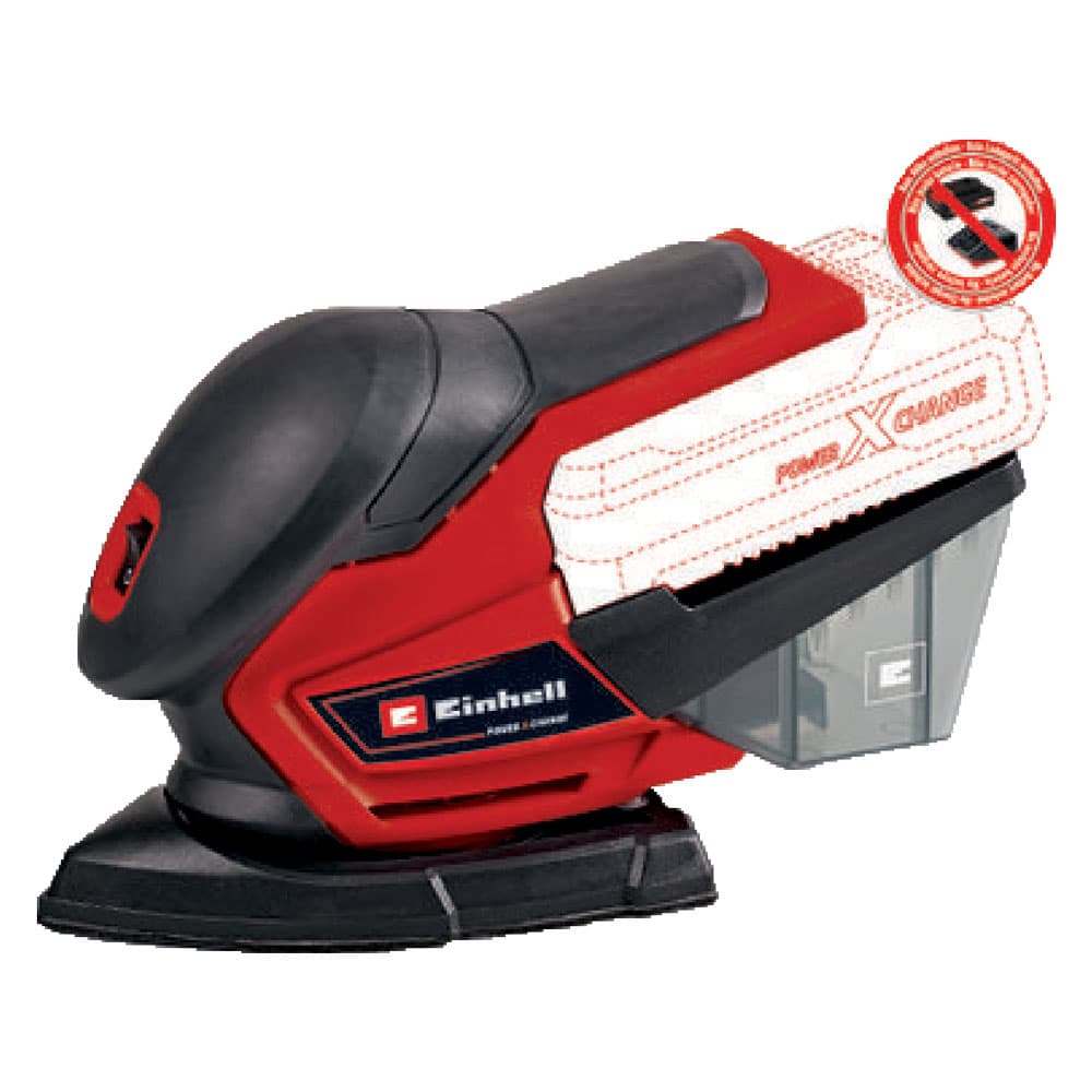 Levigatrice Orbitale a Batteria Einhell Te Os 18 150 Li 150 x 150 x 100 mm - 2