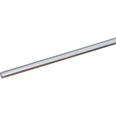 Asta Serratura ad Aste Rotanti Acciaio Nichelato 130 cm 2 Pezzi - 2
