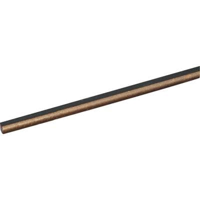 Asta Serratura ad Aste Rotanti Acciaio Bronzato 130 cm 2 Pezzi - 2
