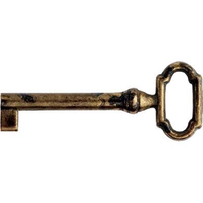 Chiave Mobili Antico MG8467 Metalstyle 27 x 61 mm 5 Pezzi - 2