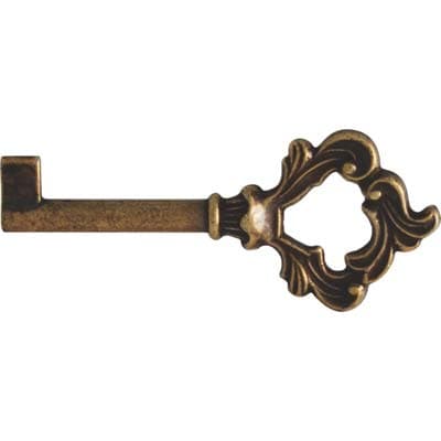 Chiave Mobili H 1001 Zama Bronzo Sfumato 70 mm 10 Pezzi - 2