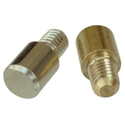Mensolina Reggipiano Tonda Tornita Ottone M5 7 x 8 mm 500 Pezzi - 2