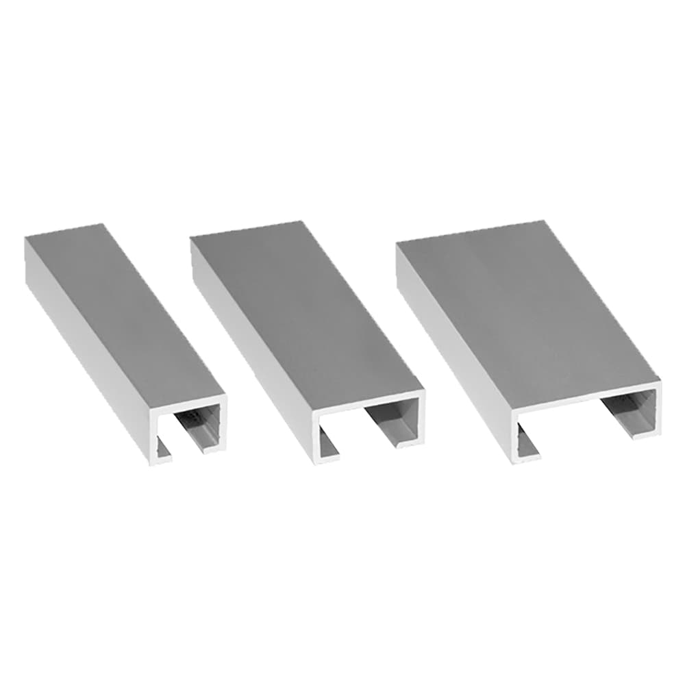 Listello di Rifinitura Piatto Finitura Satinata 5 Pezzi 10 x 8 mm - 2