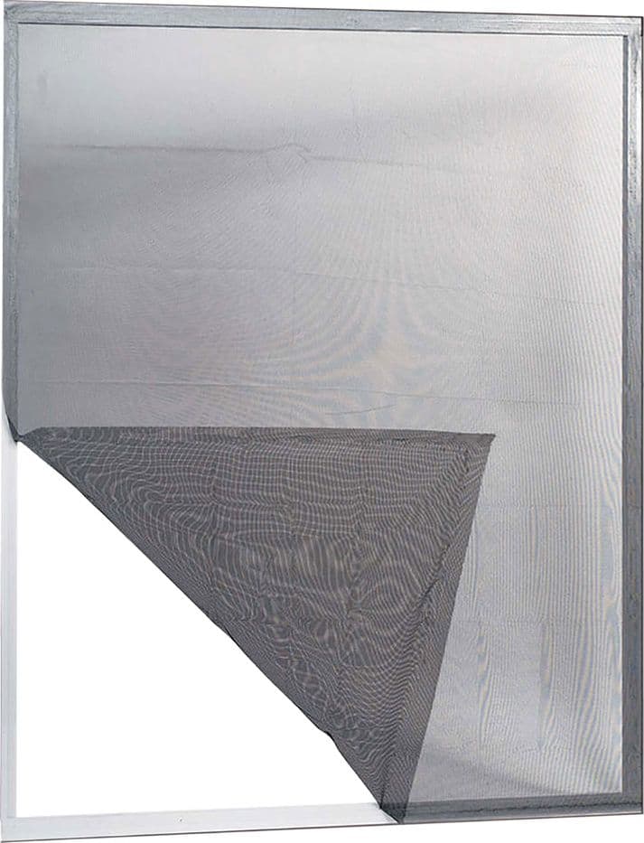 Zanzariera Irs Ecco Poliestere Adesiva Finestre Grigio 150 x 180 cm - 2