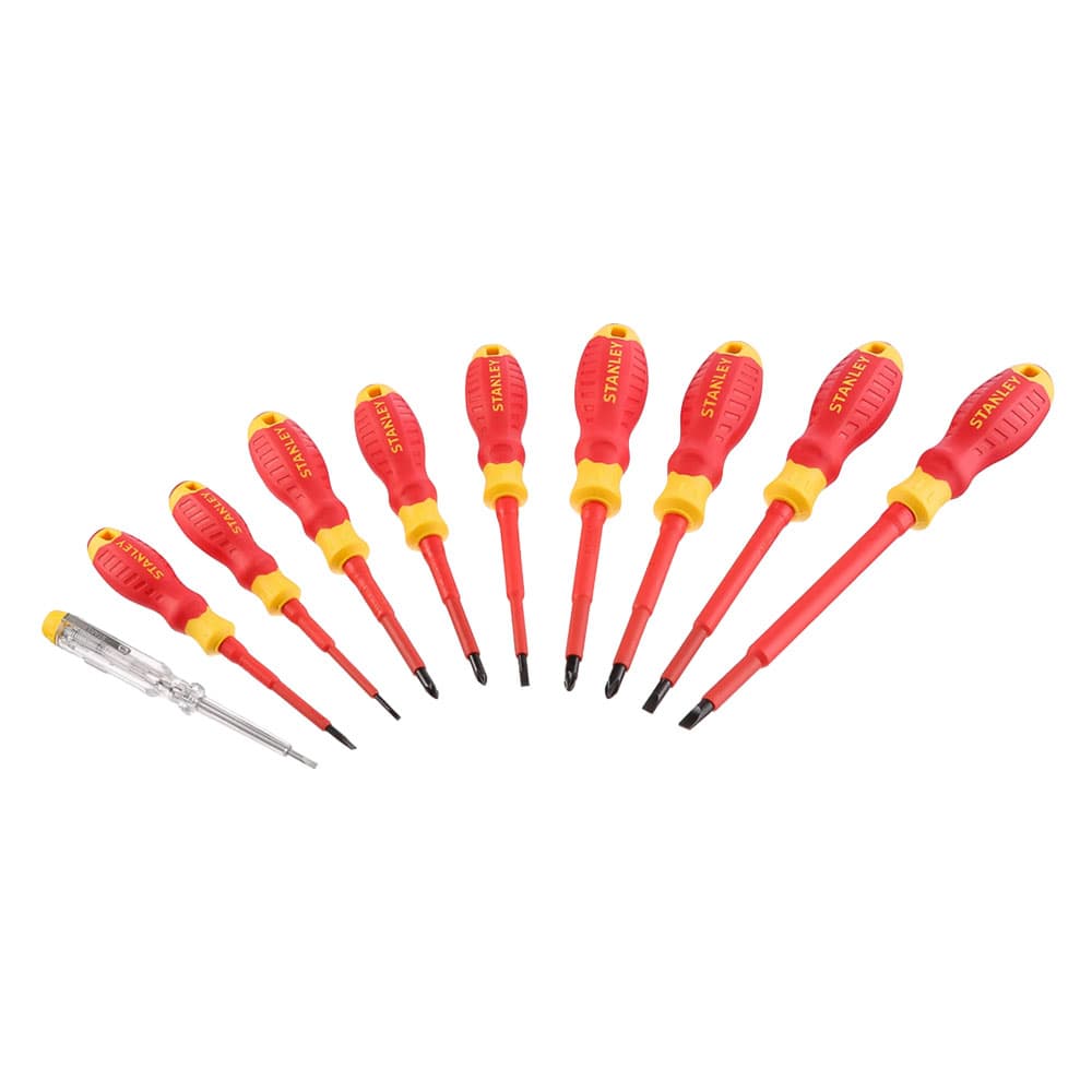 Serie Cacciaviti Isolati Stanley STHT60032 0 10 Pezzi - 2